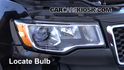 2017 Jeep Grand Cherokee Laredo 3.6L V6 FlexFuel Lights Turn Signal - Front (replace bulb)